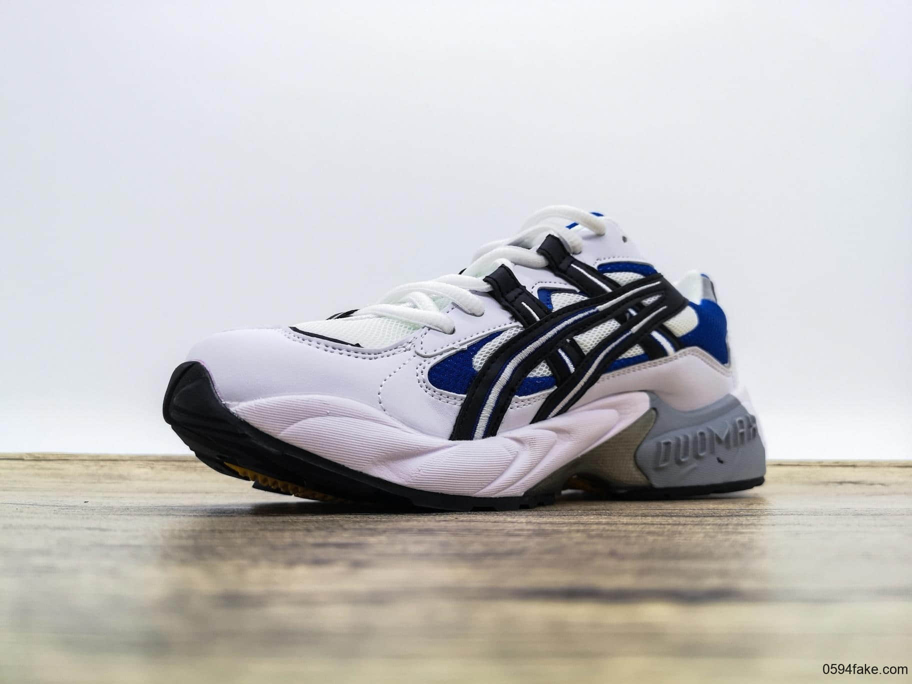 亚瑟士Asics Gel-Kayano 5 OG Leather Black草野复刻五代复古休闲运动慢跑鞋原鞋开模4层组合大底