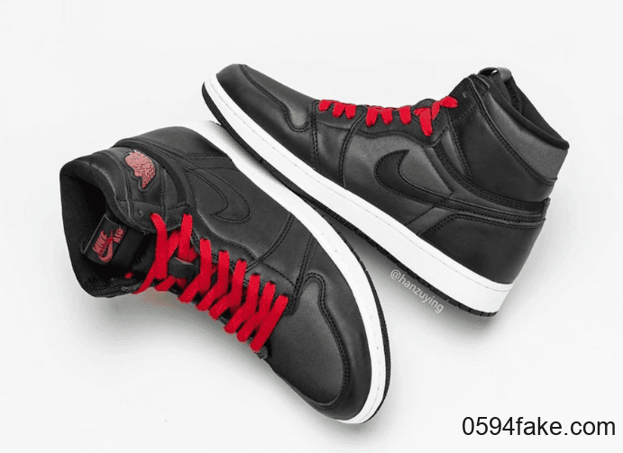 Air Jordan 1“ Black Satin”最新实物图释出！将于明年1月18日发售！ 货号：555088-060