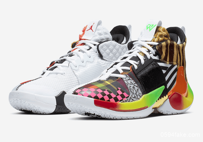 这双Jordan Why Not Zer0.2“Own The Chaos”也太有个性了吧！ 货号：CT5786-900