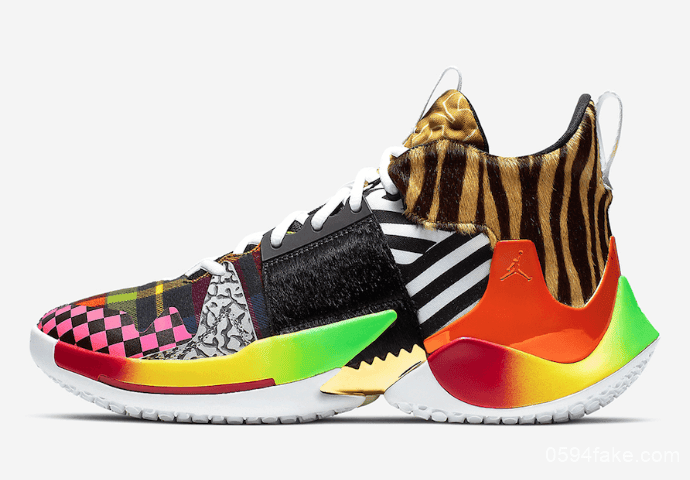 这双Jordan Why Not Zer0.2“Own The Chaos”也太有个性了吧！ 货号：CT5786-900