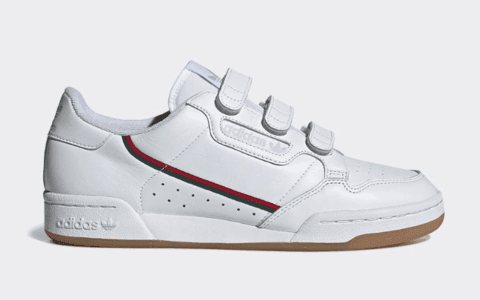 adidas Continental 80全新配色现已发售！魔术贴绑带方便快捷！ 货号：EE5359