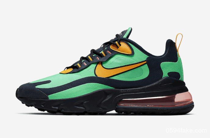 抢眼撞色!Nike Air Max 270 React“Electro Green”将于9月6日发售! 货号:AO4971-300