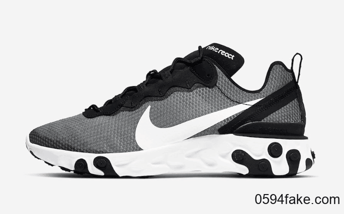 Nike React Element 55新配色登场！低调百搭！ 货号：CI3831-002