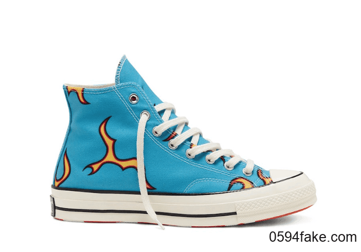 抢眼撞色+火焰图案+小花外底！满满看点！全新Golf Le Fleur x Converse联名将于10月12日发售！ 货号：167279C