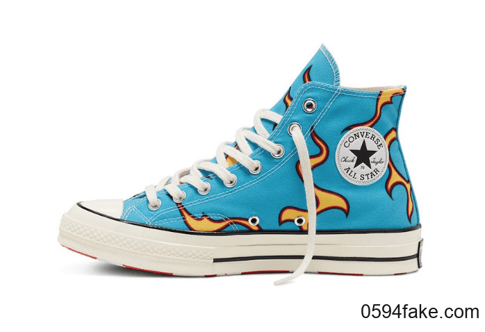 抢眼撞色+火焰图案+小花外底！满满看点！全新Golf Le Fleur x Converse联名将于10月12日发售！ 货号：167279C