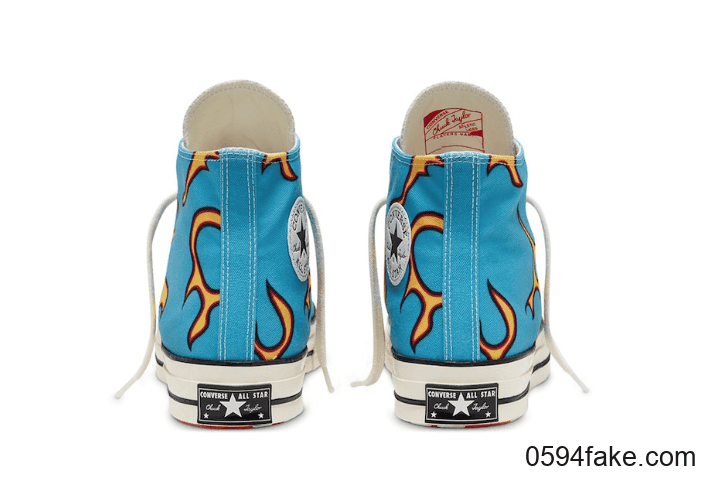 抢眼撞色+火焰图案+小花外底！满满看点！全新Golf Le Fleur x Converse联名将于10月12日发售！ 货号：167279C