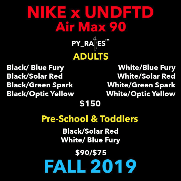 Undefeated x Nike Air Max 90又一配色曝出实物图！明日发售！