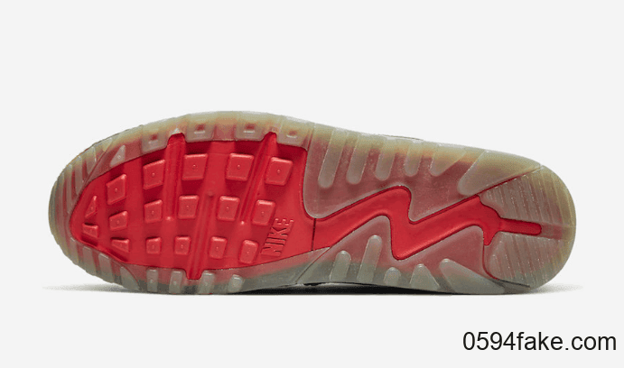 仿鳄鱼皮+虎皮鞋面!这双Nike Air Max 90也太狂野不羁了吧! 货号:CU0675-300