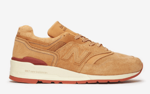 Red Wing x New Balance联名来袭！颜值与质感兼具！ 货号：M997RW