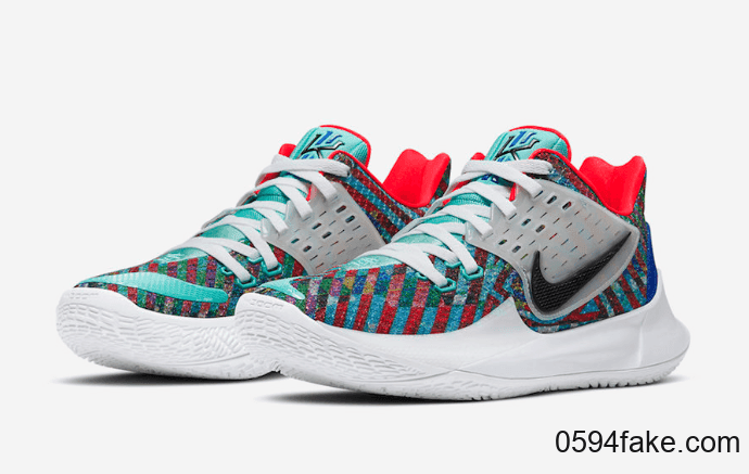 多彩条纹装扮！Nike Kyrie Low 2“ Multi-Color”将于10月1日发售！ 货号：AV6337-400
