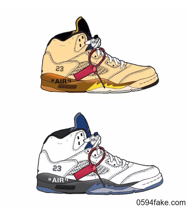 Off-White x Air Jordan 5联名即将来袭!准备好掏空钱包了吗?