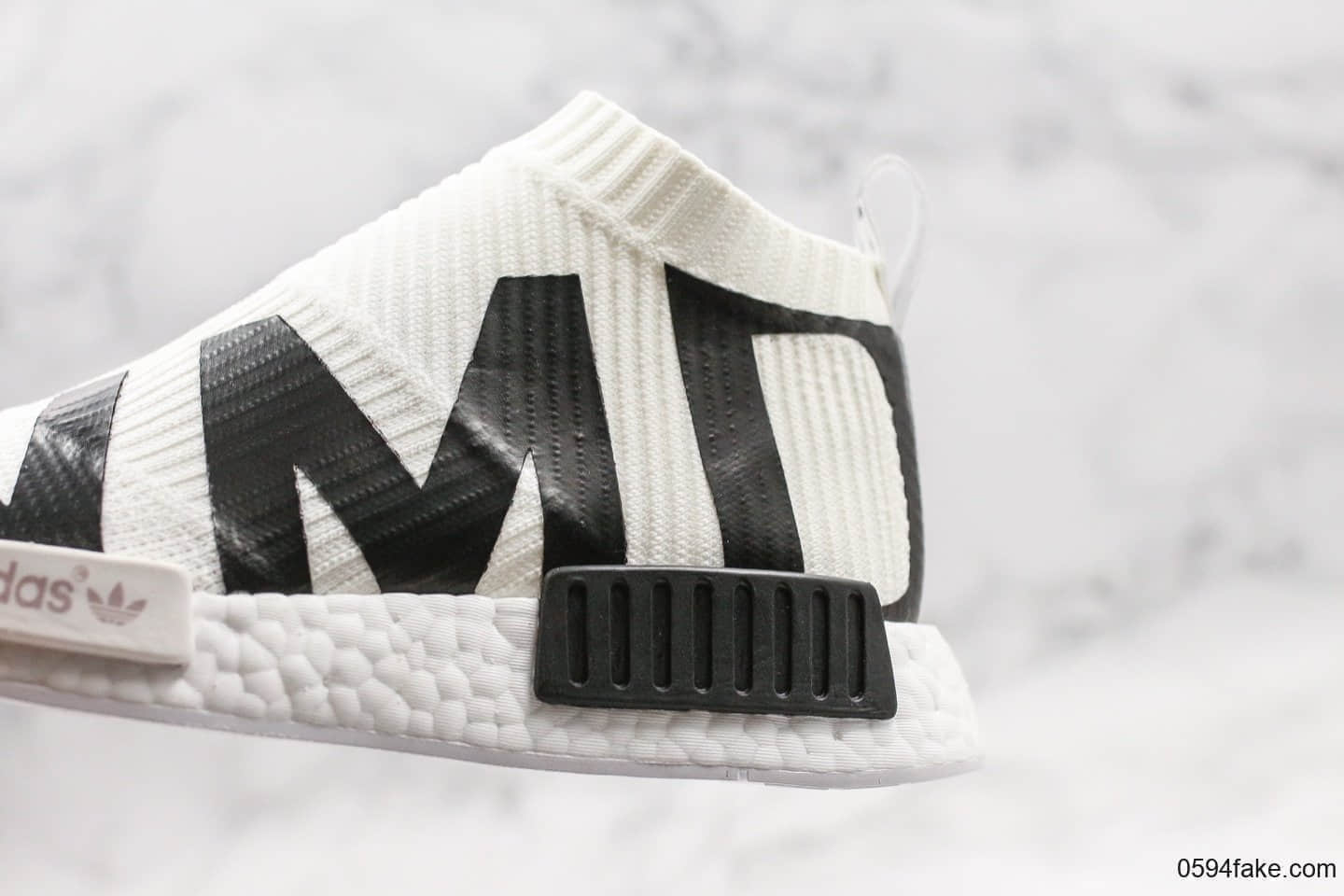 阿迪达斯Adidas NMD CS1 PK Cloud White袜子鞋纯原版本大号NMD印花原厂Boost技术 货号:EG7538
