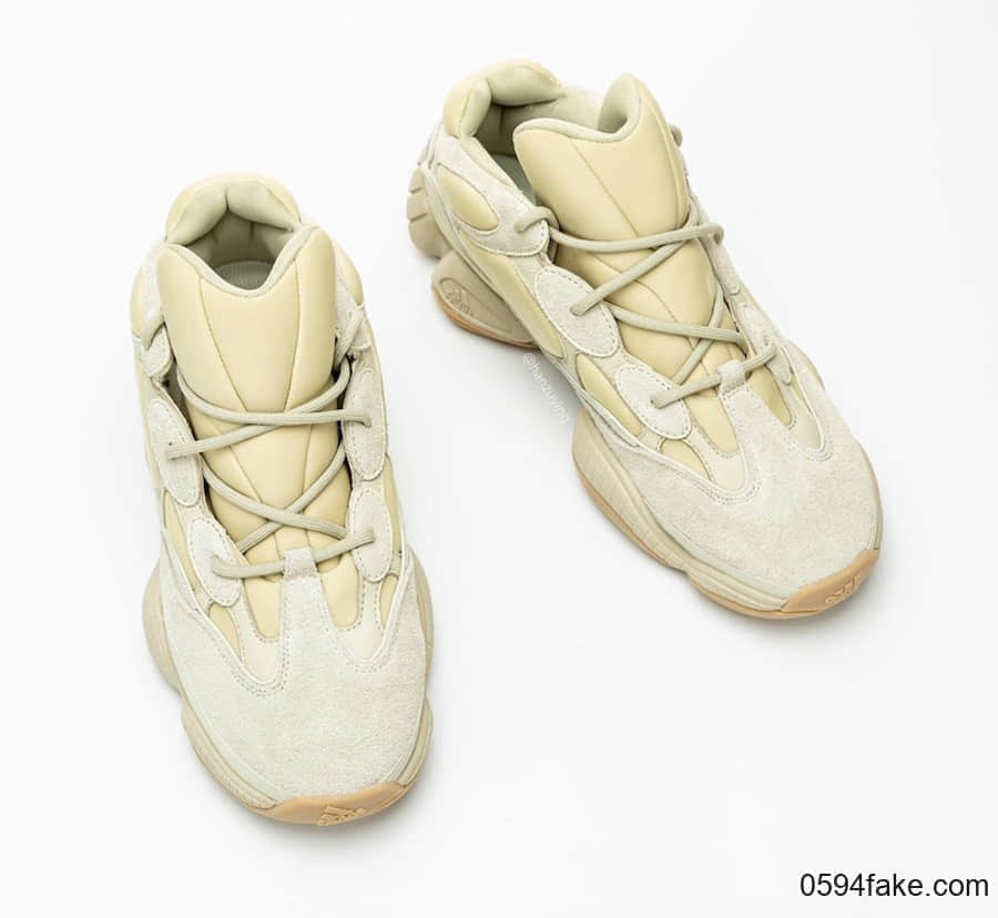 更加御寒保暖!Yeezy 500 “Stone”释出最新实物图!还有上脚美照! 货号:FW4839