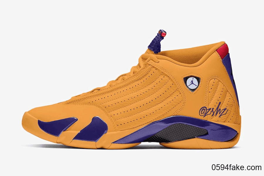 Air Jordan 14再曝新配色！这双“ University Gold”你打几分？ 货号：487471-700