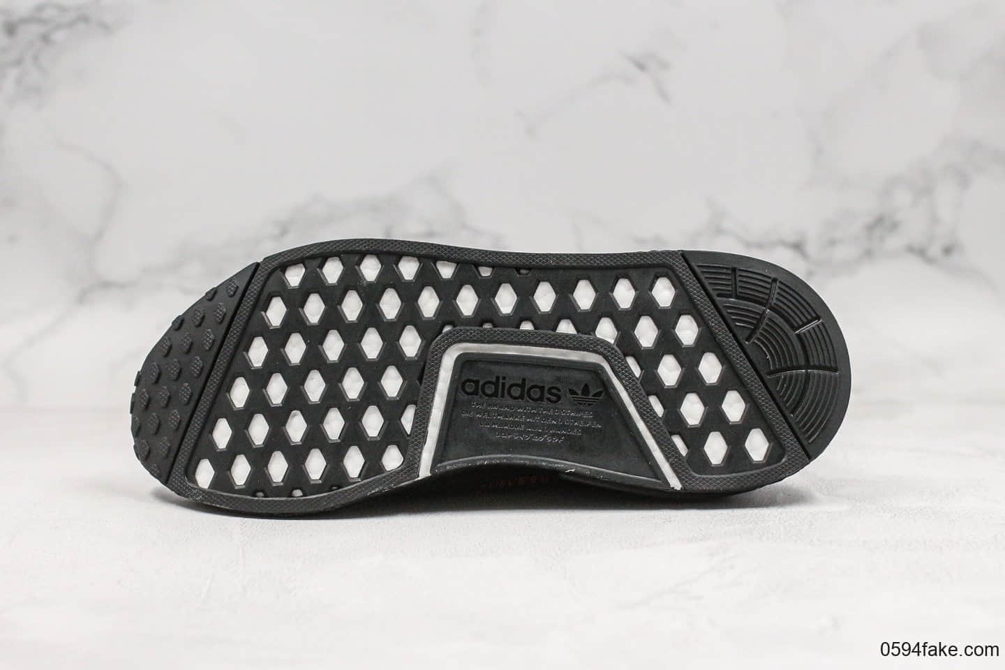 阿迪达斯Adidas NMD CS1 PK Cloud Black纯原版本NMD跑步鞋搭载Boost技术黑色EVA中底插经典袜子鞋 货号：G27354