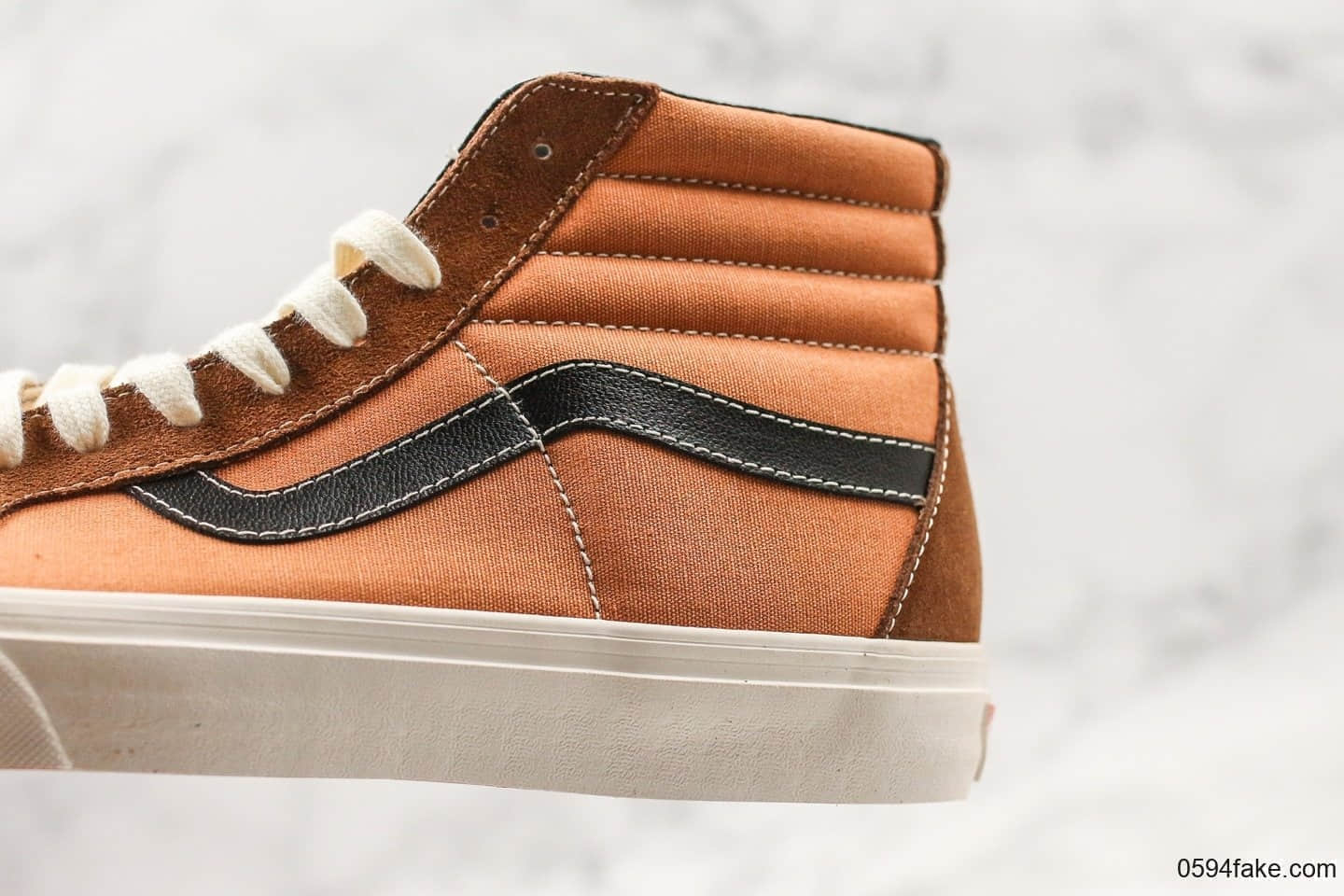 万斯Vans Vault OG Style 138 LX公司级版本棕色麂皮全新配色复古高端鞋高帮硫化板鞋