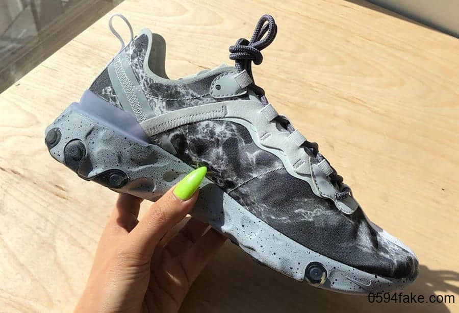 阴阳设计+大理石纹！Kendrick Lamar x Nike React Element 55全新联名即将发售！