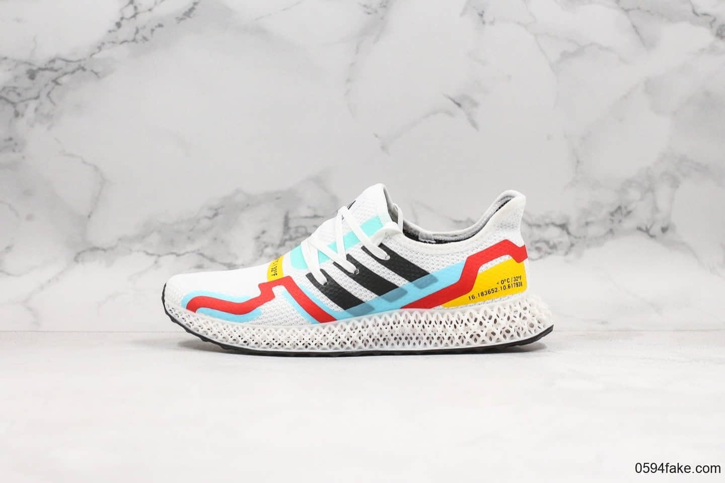 阿迪达斯adidas AlphaEdge 4D LTD阿尔法跑鞋4D科技运动鞋风雨雪全天候警戒纯原带半码全球限量版科幻前卫 货号:EQ8808