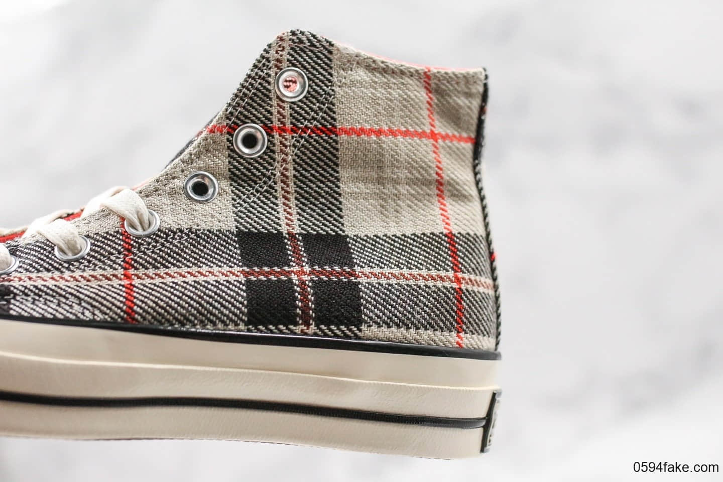 匡威Converse 70s Plaid高帮帆布鞋1970s苏格兰格子公司级优质法兰绒定制格纹丝绸内里