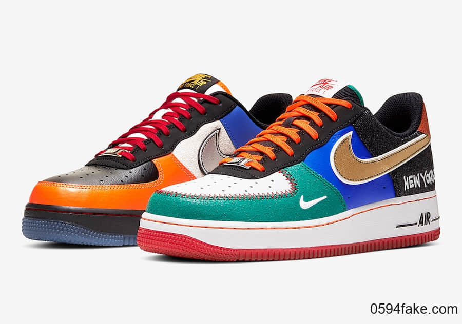 又一款吸睛利器!Nike Air Force 1 Low“ What the NYC”将于10月17日发售! 货号:CT3610-100