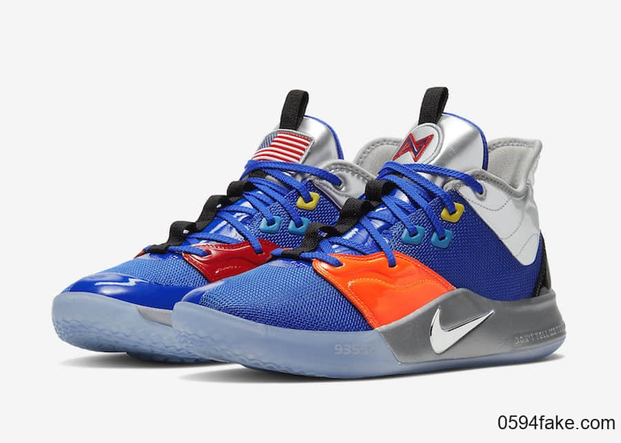 全新Nike PG 3 NASA官图释出!你心动了吗? 货号:CI2667-400