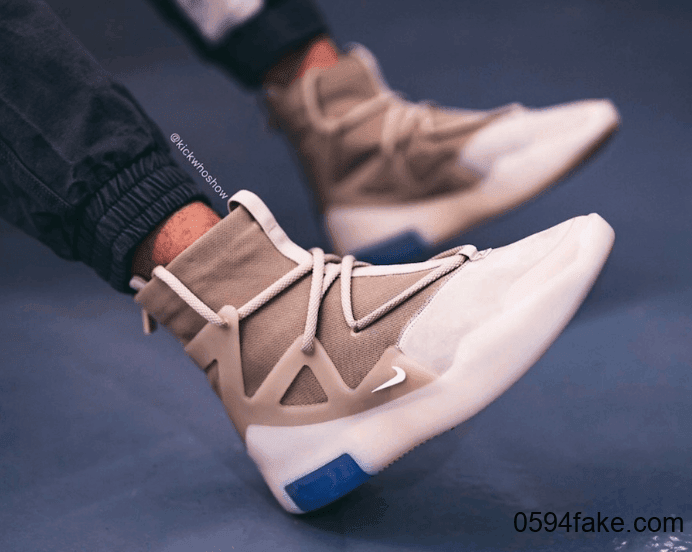 秋日气质燕麦色！Nike Air Fear of God 1“ Oatmeal”将于11月2日发售！ 货号：AR4237-900