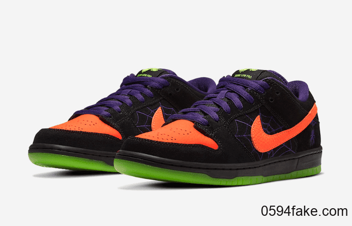 浓郁万圣节氛围！Nike SB Dunk Low “Night of Mischief” 月底发售！还有限定鞋盒等你拿！ 货号：BQ6817-006