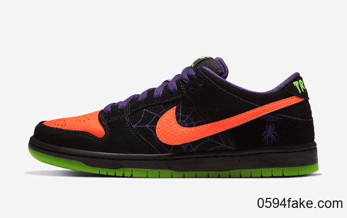 浓郁万圣节氛围！Nike SB Dunk Low “Night of Mischief” 月底发售！还有限定鞋盒等你拿！ 货号：BQ6817-006