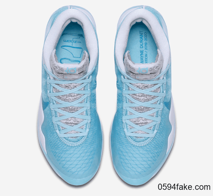 无法抗拒的小清新!Nike KD 12“ Blue Gaze”释出官图! 货号:AR4229-400
