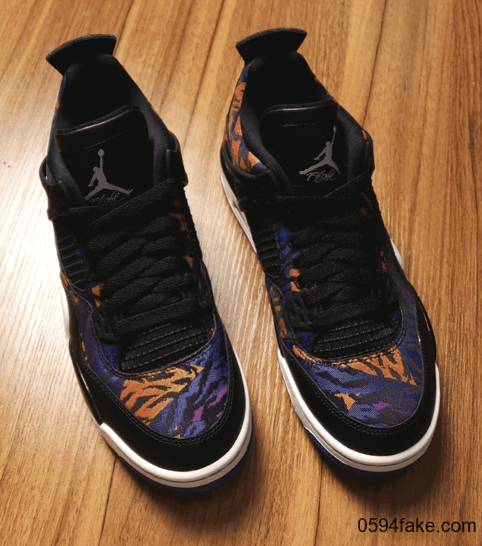 Air Jordan 4再曝新配色!这个虎纹鞋面我心动了! 货号:BQ9043-005