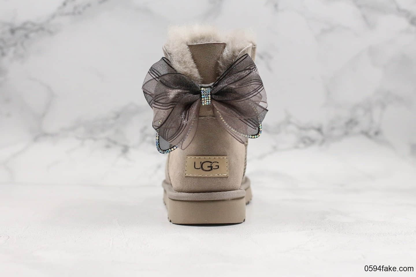 UGG 19 FW纯原版本三穿雪地靴钻石灰配色原盒原标原档案数据开发