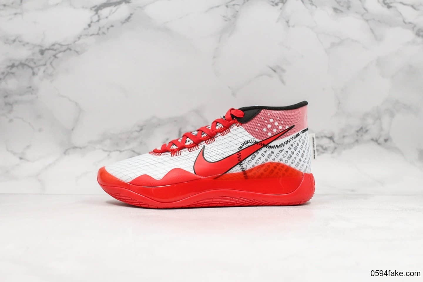 耐克Nike Zoom KD12 EP SJX纯原版本杜兰特12代红色双层Zoom气垫加持原盒原标支持实战 货号:CQ7731-900