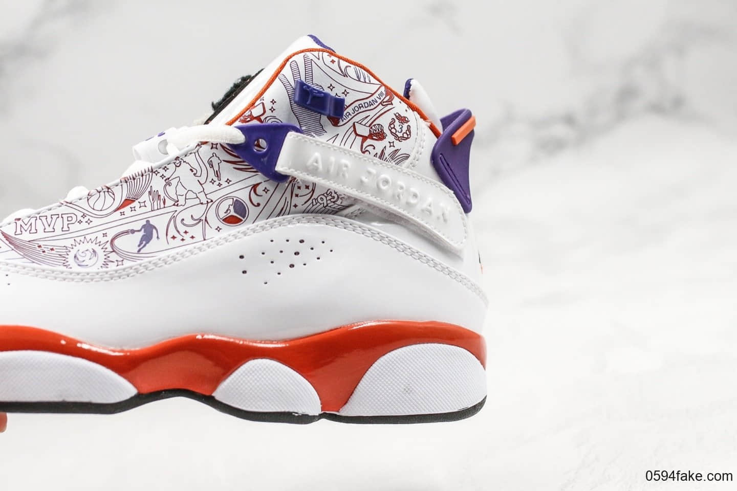 乔丹Air Jordan 6 Rings六冠王AJ6系列尼克斯配色纯原版本原档案数据开发原鞋开模一比一打造 货号：322992-101