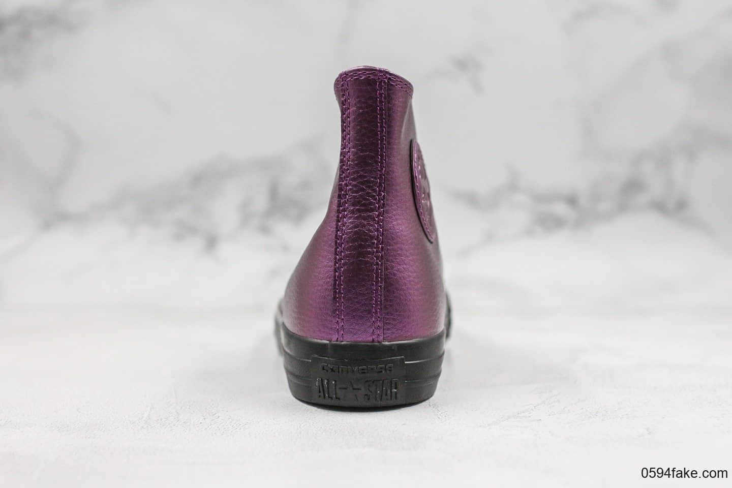 匡威Converse Chunk Taylor All Star公司级版本高帮磨砂紫配色官网同步发布细节可随意对比