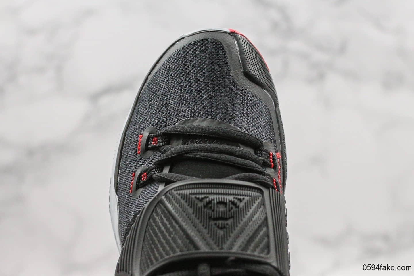 耐克Nike Kyrie 6 EP纯原版本欧文6代全新黑红配色原厂内置气垫只是高强度实战 货号：BQ4631-002