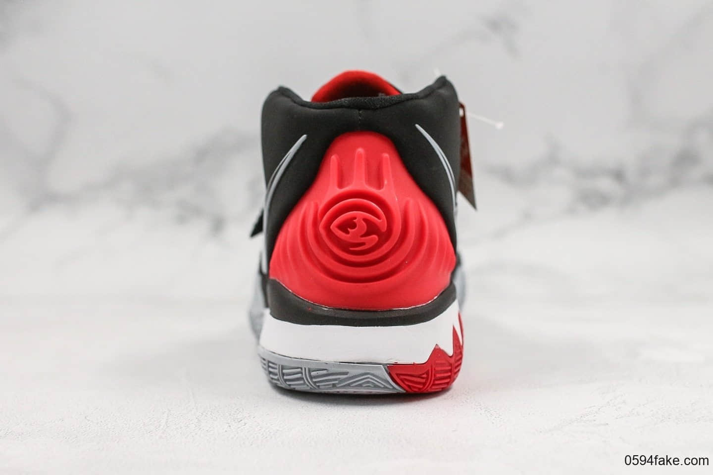 耐克Nike Kyrie 6 EP纯原版本欧文6代全新黑红配色原厂内置气垫只是高强度实战 货号：BQ4631-002