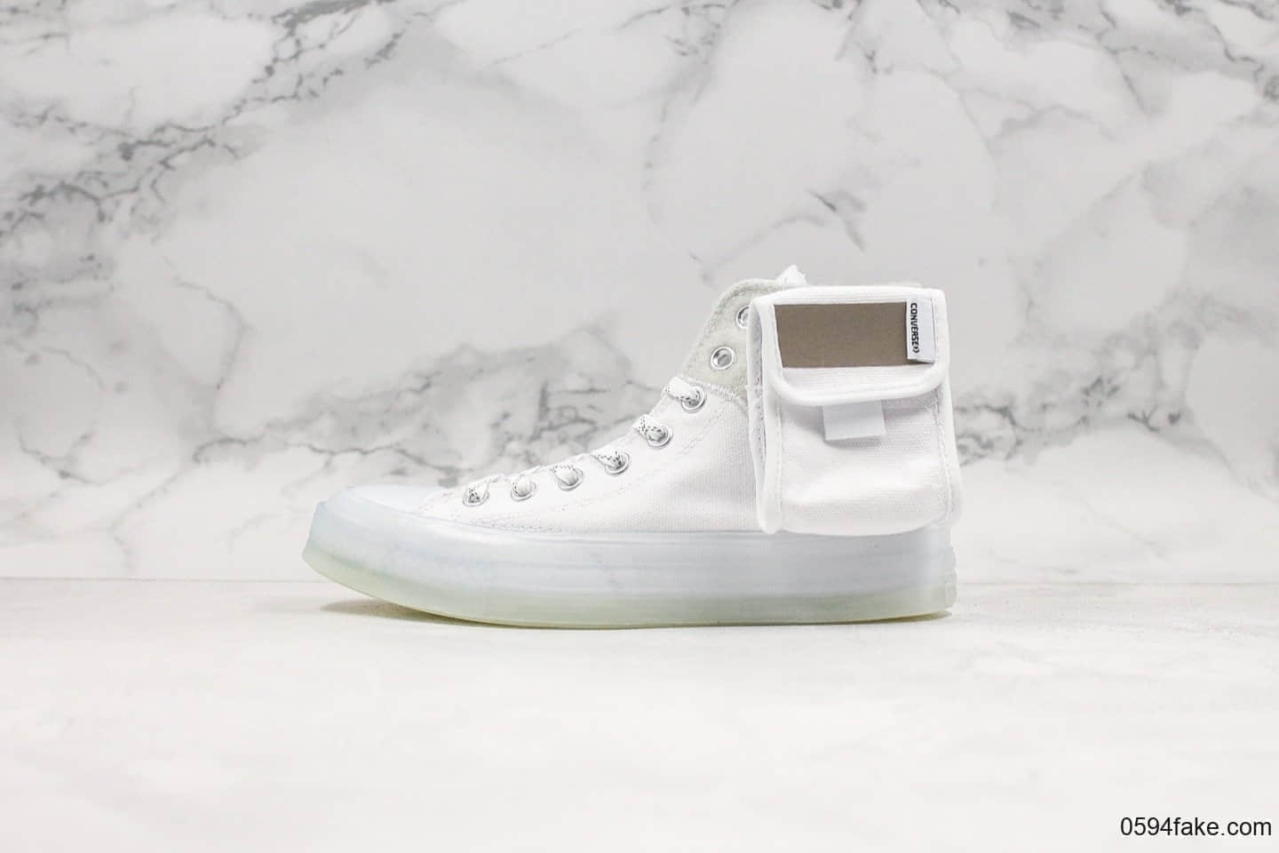 匡威Converse x Lay Zhang Chuck 70纯原版本张艺兴联名款口袋白配色硫化分离组合工艺区别冷沾一体通货原盒原标