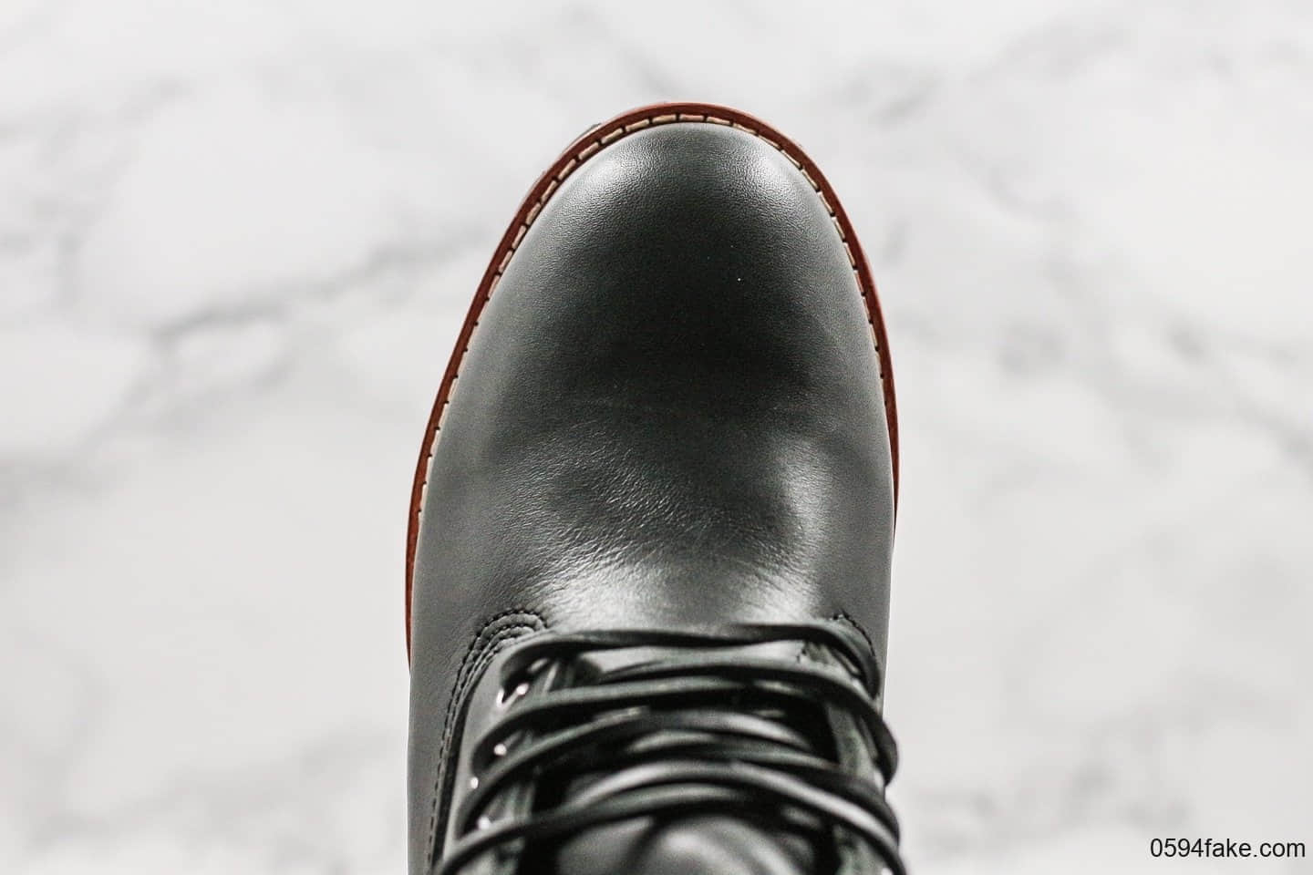 天伯伦Timberland中山代工厂经典6寸黑色专柜品质顶级头层防水面料高帮马丁靴 货号:TB0A1P61