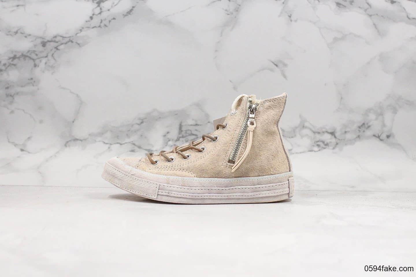 匡威Converse 1970s All Star纯原版本反绒牛皮拉链Puemium it限定全写翻毛围条工艺