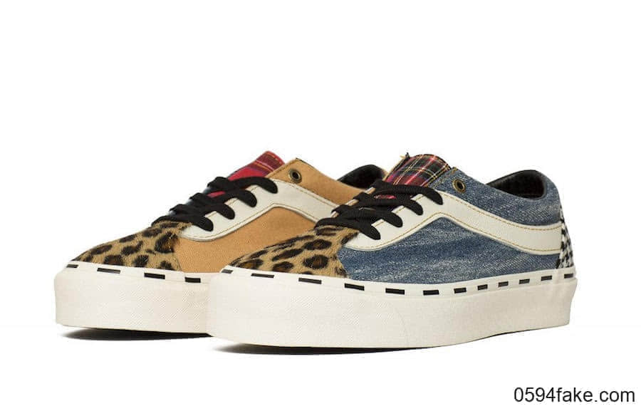 阴阳色调+多材质拼接鞋面!这双Vans Bold Ni有点好看!