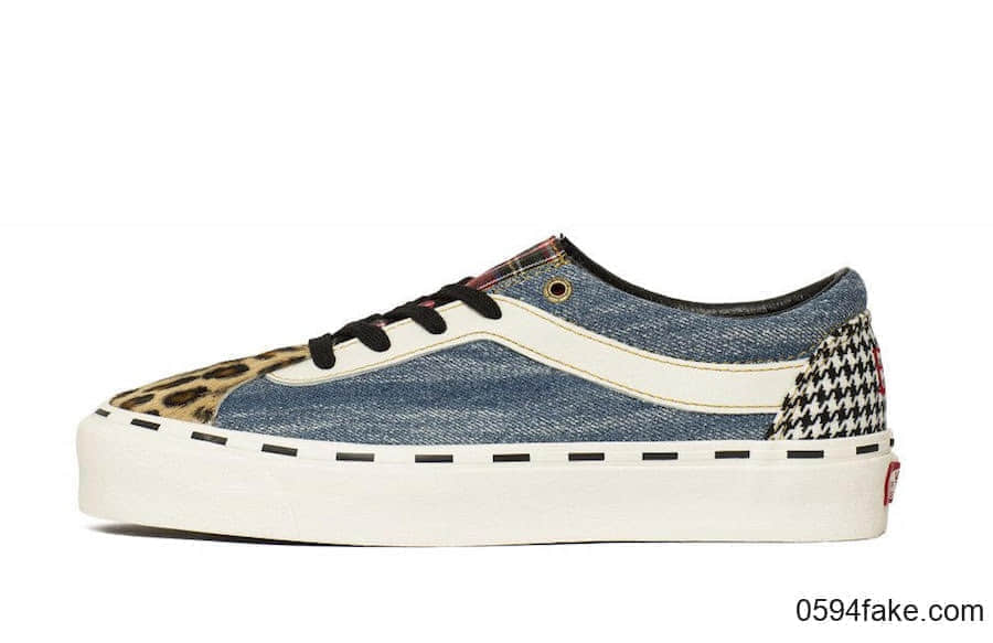 阴阳色调+多材质拼接鞋面!这双Vans Bold Ni有点好看!