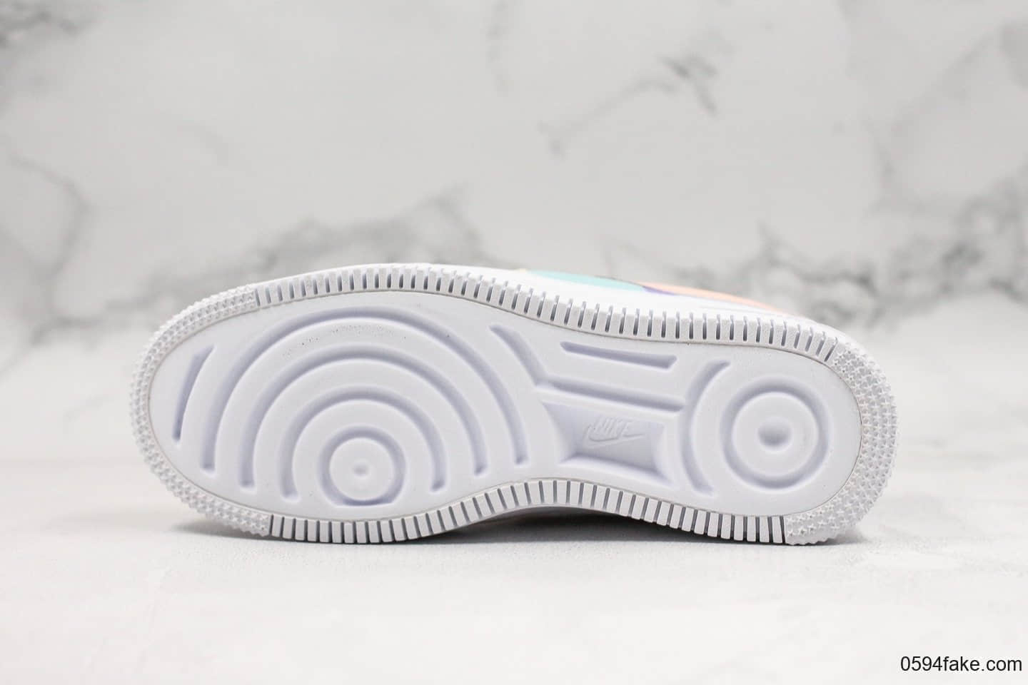 耐克Nike Air Force 1 Shadow纯原版本女子空军一号篮球场涂鸦元素厚底增高鞋糖果拼接内置气垫 货号:BV1976-002