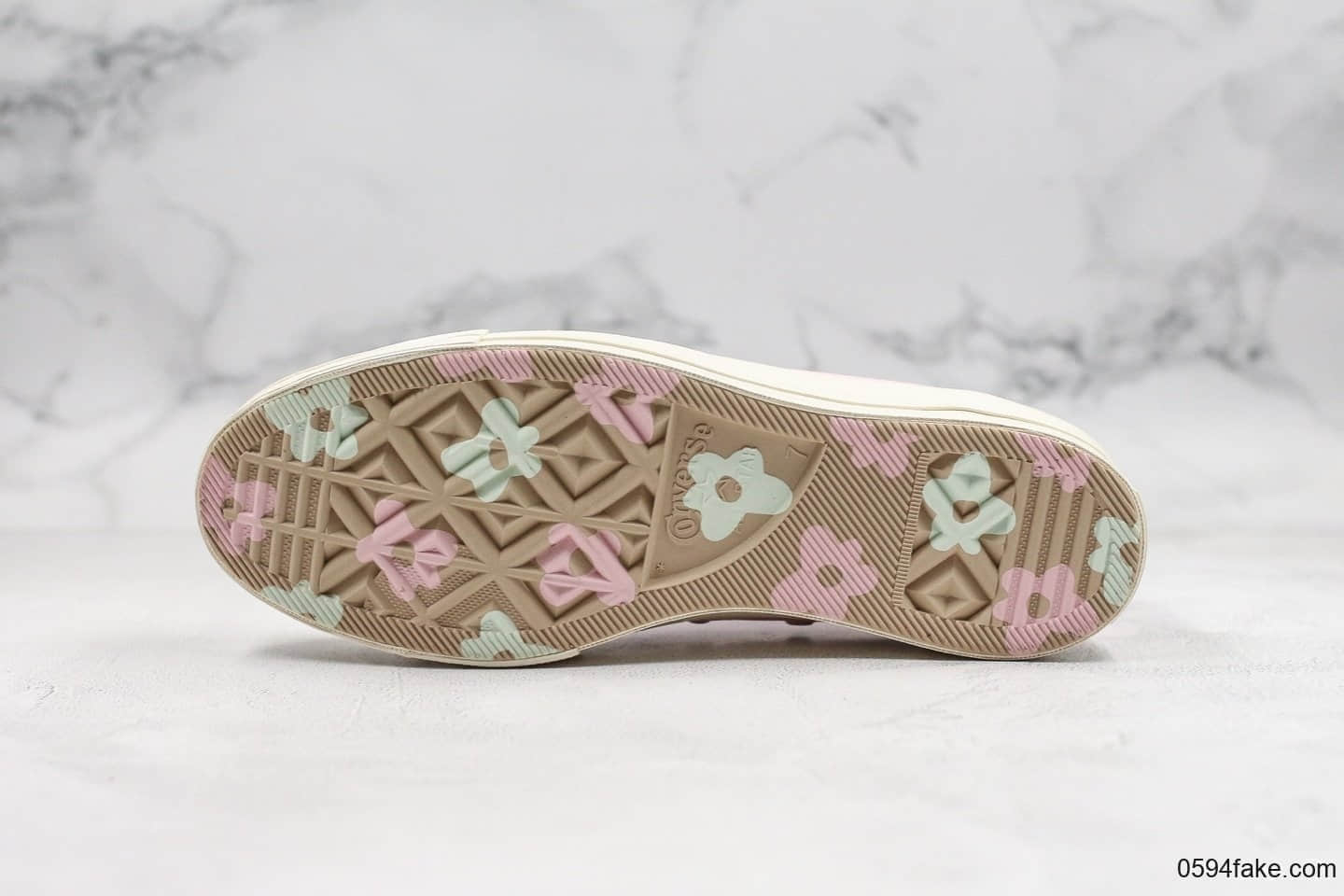 匡威Converse x Golf le Fleur Chuck 70樱花小花系列限定款公司级版本神仙配色最美小花手工刺绣工艺原厂硫化大底正确PU蓝底