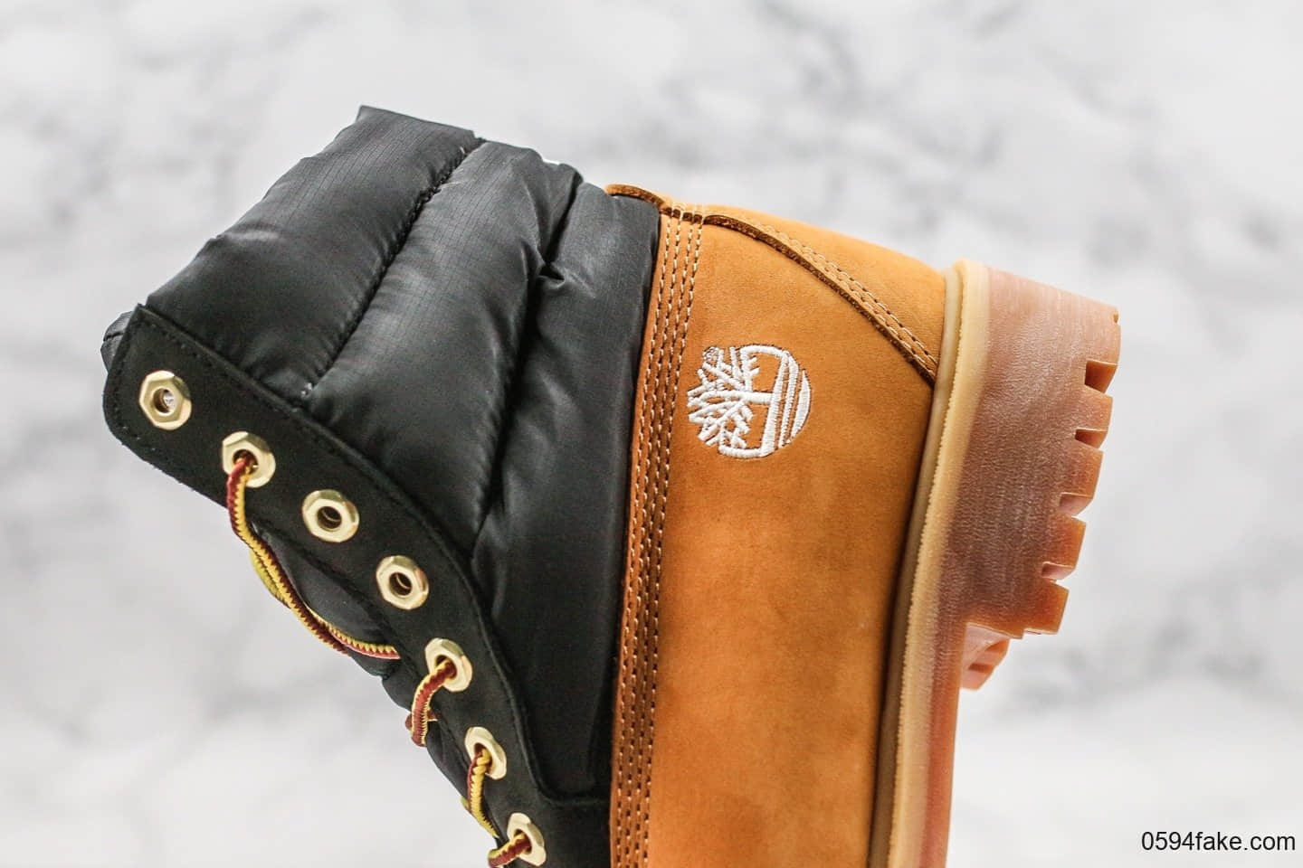 天伯伦Timberland x The North Face 18AW纯原版本北面超级联名大黄靴马丁靴区别市面丝绵版本原档案数据开发细节完美还原