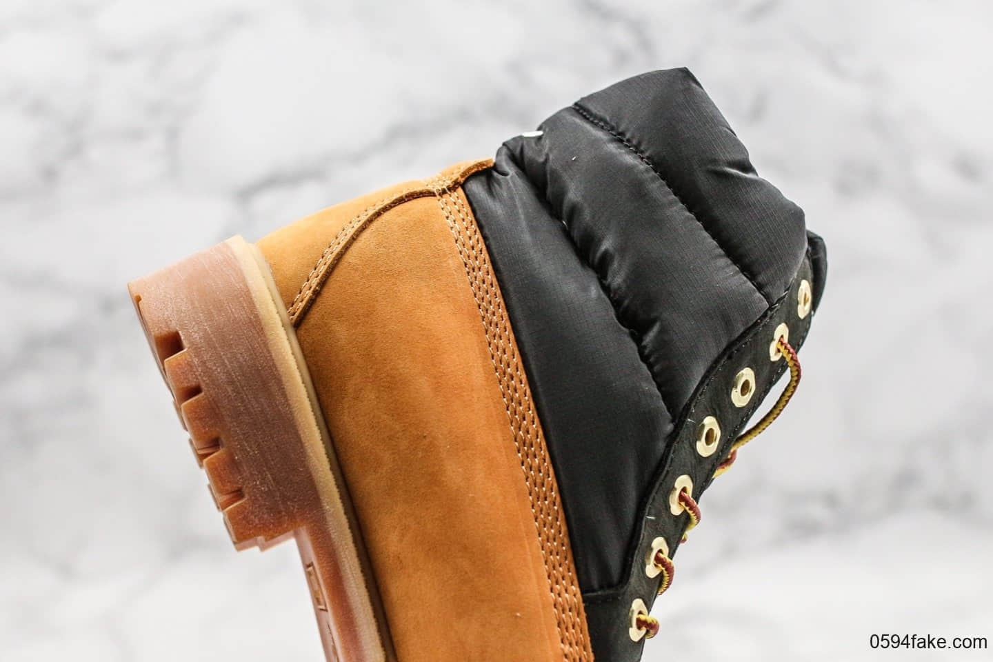 天伯伦Timberland x The North Face 18AW纯原版本北面超级联名大黄靴马丁靴区别市面丝绵版本原档案数据开发细节完美还原