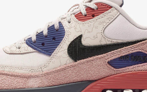 气质拼接配色！全新Nike Air Max 90本周五发售！ 货号：CI5646-001