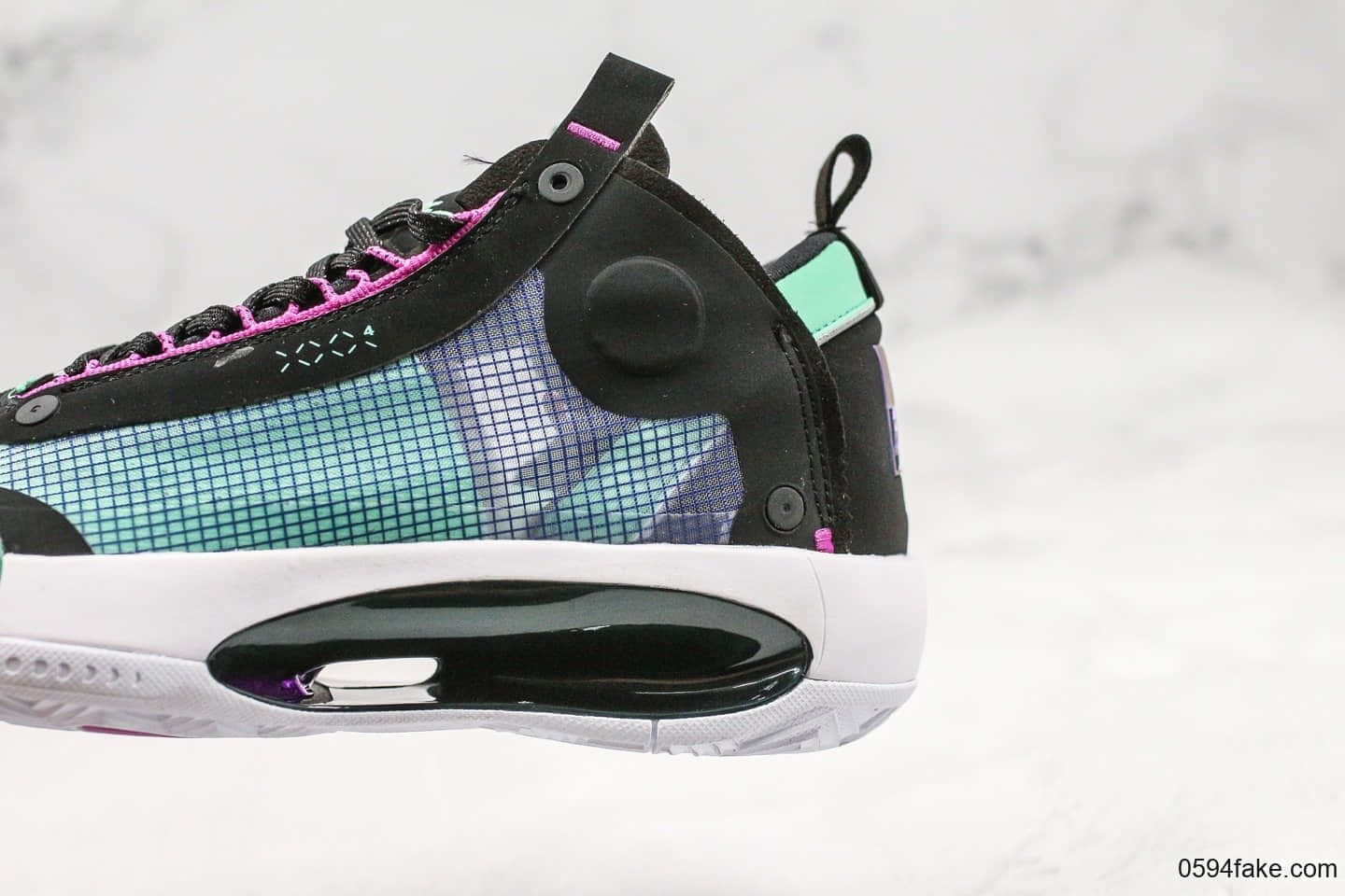 乔丹Air Jordan 34 Eclipse纯原版本AJ34电光紫实战篮球鞋原盒原标市售唯一纯原版本 货号：BQ3381-400