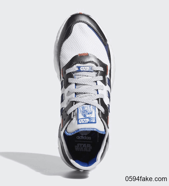 《星球大战》 x adidas Nite Jogger“ R2-D2”官图释出！下月发售！ 货号：FV8040