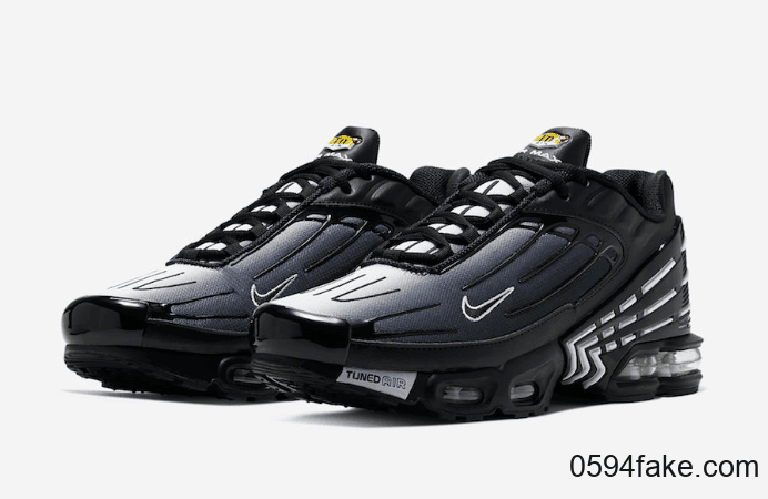 简约百搭配色!全新 Air Max Plus 3释出官图! 货号:CD7005-003