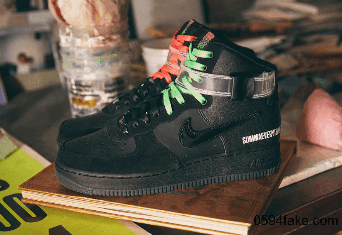 高规格之作！Lauren Halsey x Nike Air Force 1 High“ Los Angeles”下月发售！ 货号：CU3052-001